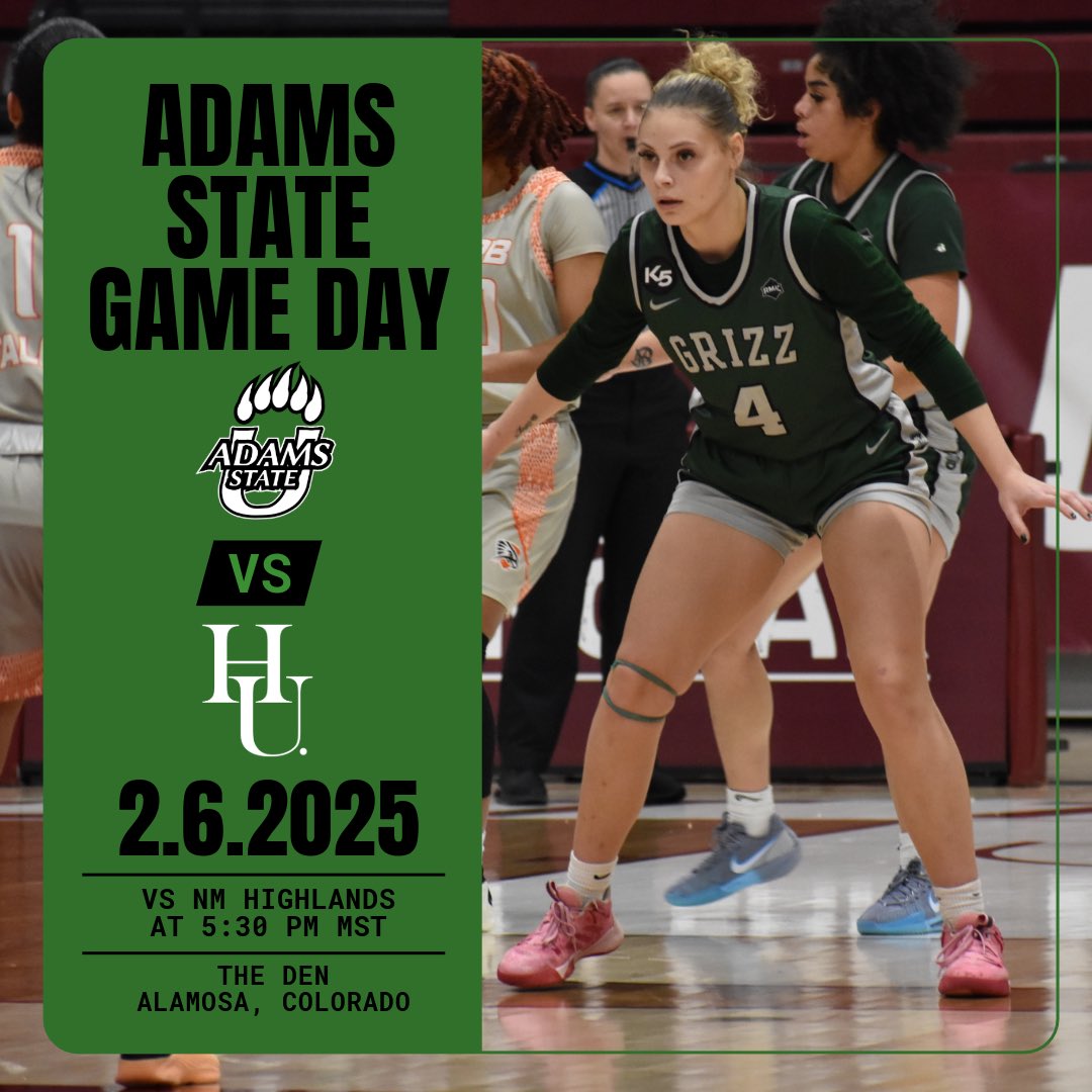 AdamsStateU_WBB's tweet photo. 💼 Clocking In. No Days Off. 💼
Grit. Fight. 40 minutes of work. Let’s handle business.

📍 The Den
⏰ 5:30 PM
#EarnEverything #RoundEmUp #GrizzliesRunTheWest https://t.co/ZkEsF4ho3l