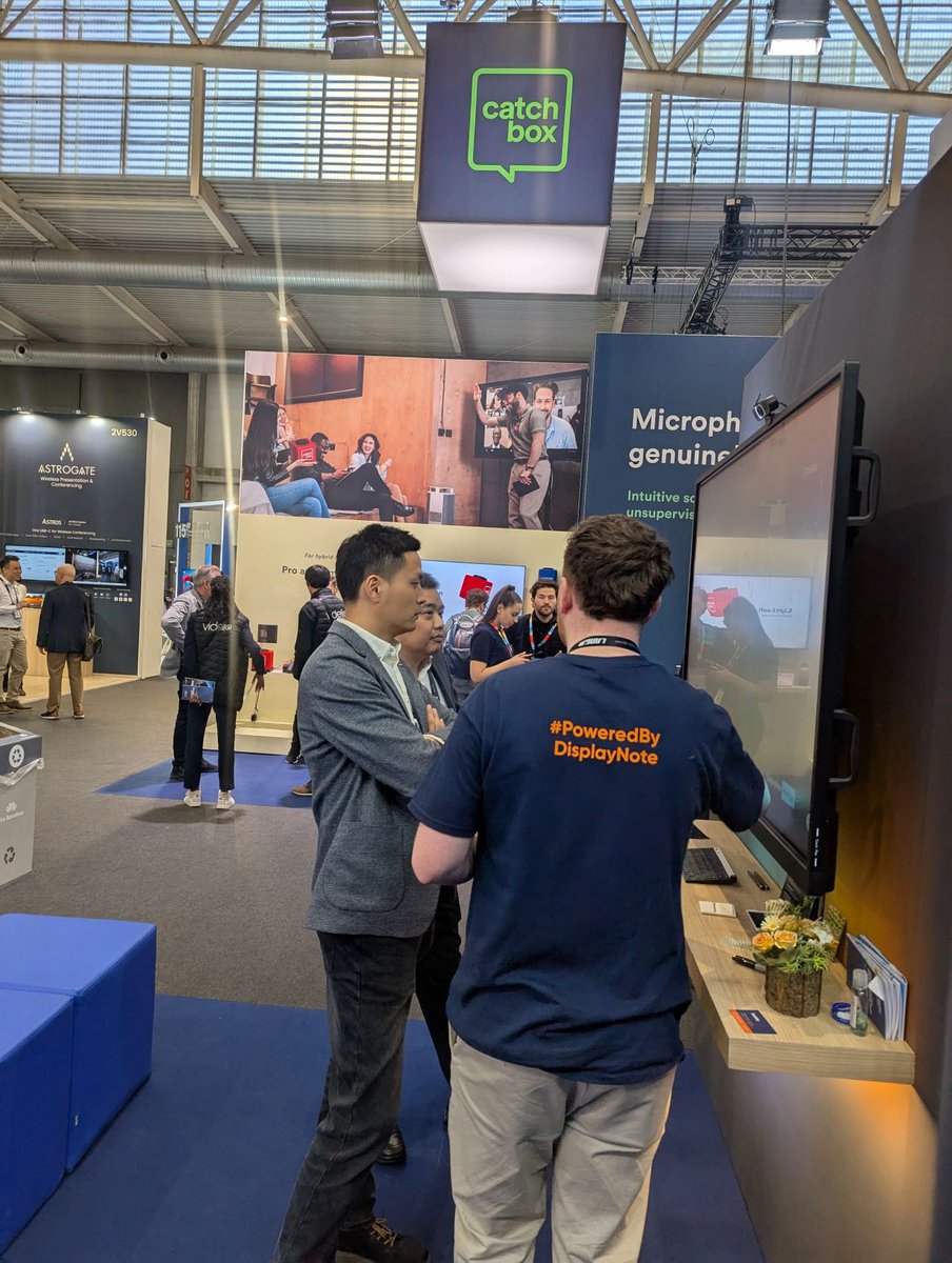 displaynote's tweet image. DAY 3 of @ISE_Show!! 

A great two days of conversations, demos and opinions. The team are here to 6pm on booth 2V600 today be sure to call by! 

#ise2025 #avpros #Barcelona