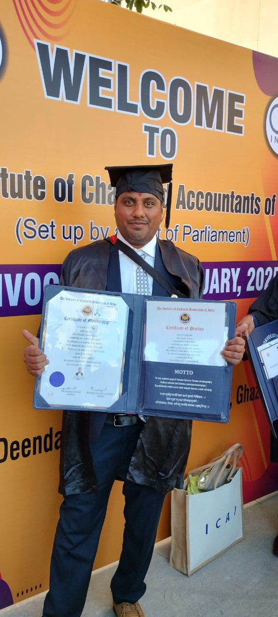 CANITINCHAWLA's tweet photo. Lifetime Moment Today Never Forgotten
For a CA journey,
emphasizing dedication, perseverance, hard work, and resilience are particularly relevant,
"Success is no accident. It is hard work, perseverance, learning, studying, sacrifice ......
#convocation #icai #icaievent https://t.co/xwSNRO0zXn