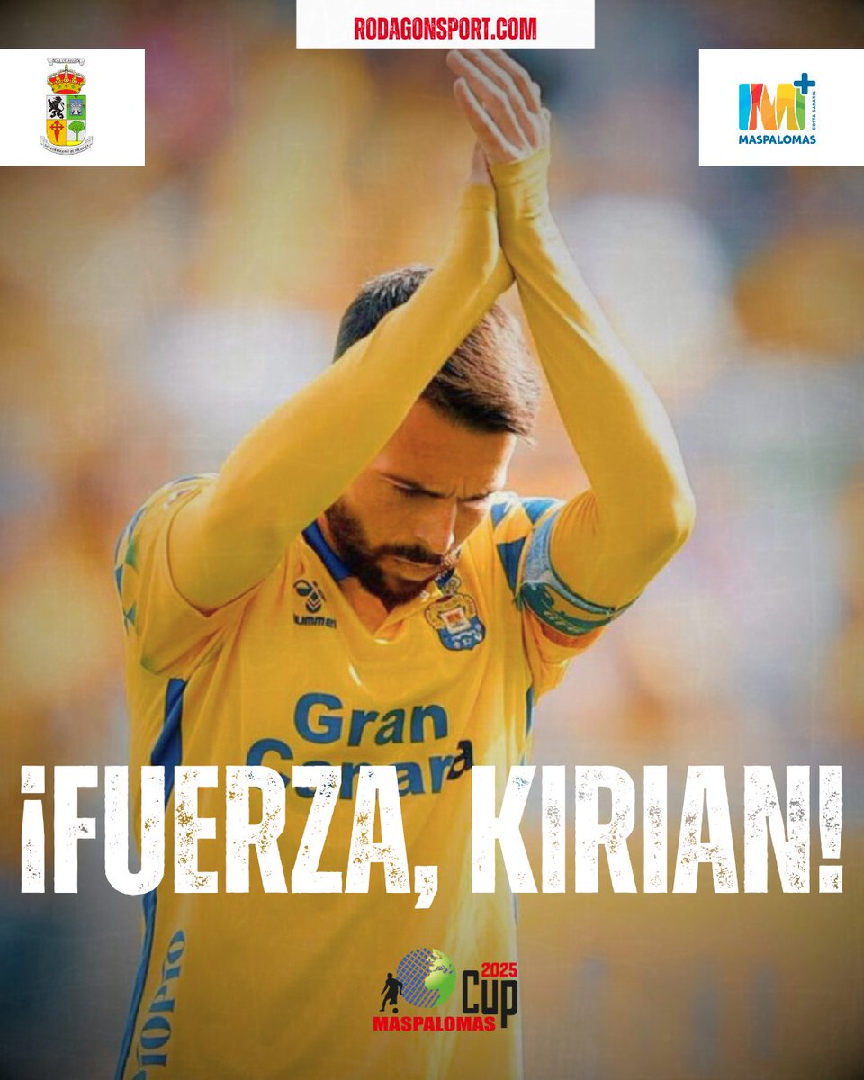 Eres un ejemplo para todos los soñadores de la #MaspalomasCup25. ¡Mucha fuerza y estamos contigo, Kirian! 🤍🫂

#FuerzaKIRIAN