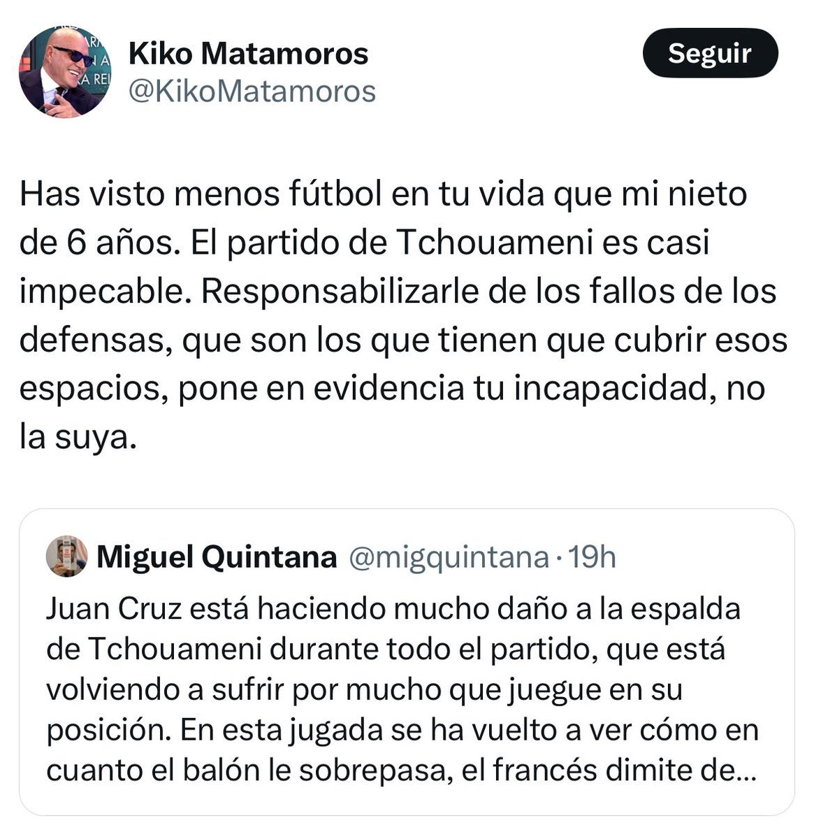 migquintana's tweet photo. Creo que lo más bonito del periodismo deportivo es poder unir a familias a partir de una misma pasión. ❤️❤️❤️ https://t.co/tQZi8W52kW