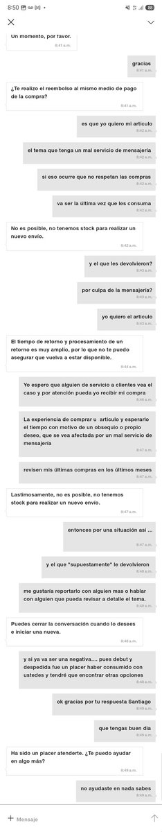 Mauricio_Salas's tweet photo. @ZARA_Care esperando que la experiencia y soluciones al cliente sea resuelto https://t.co/GrdgATHO0F