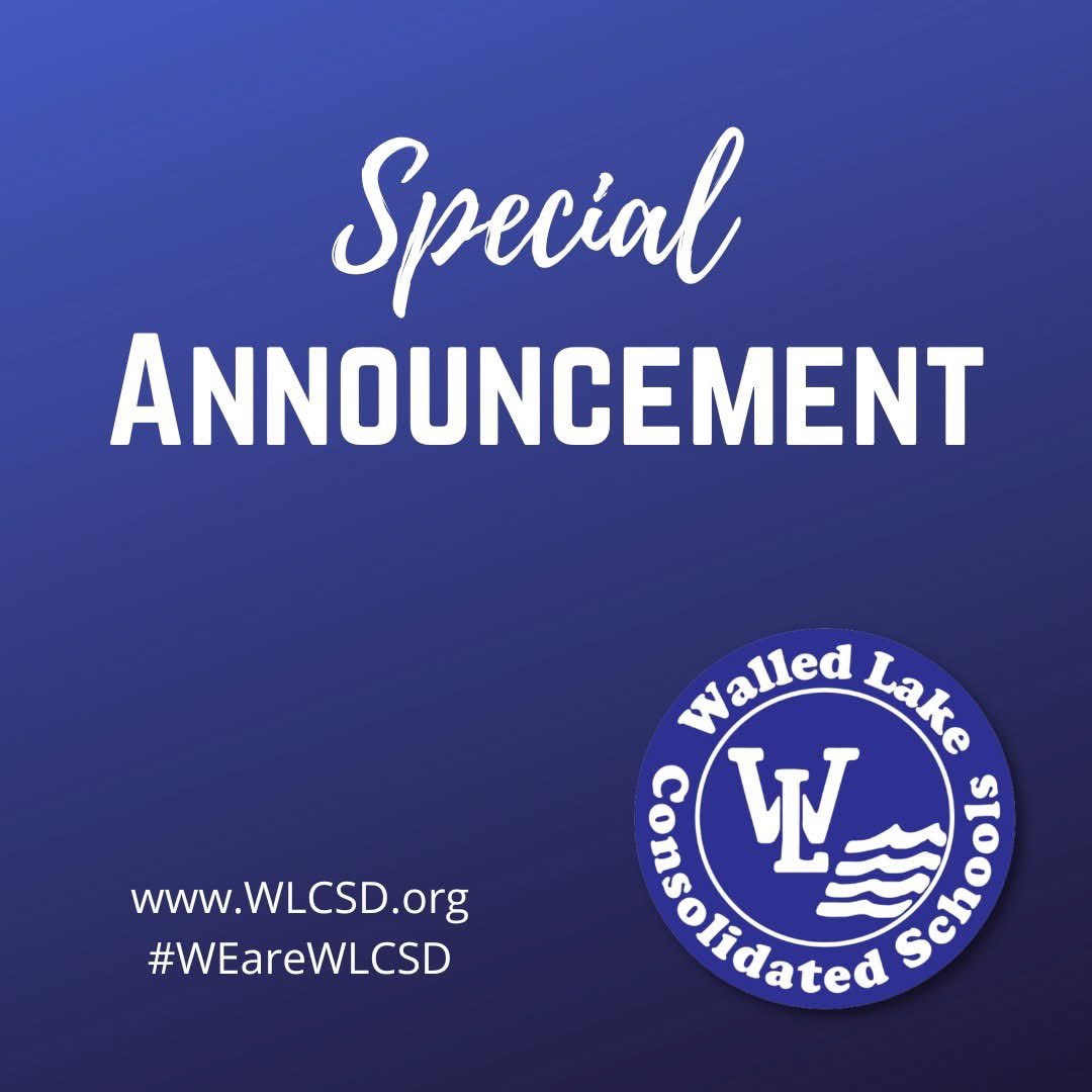 UPDATE

🔴 All middle school athletics have been canceled for today. 

🟢 High school practices, rehearsals, and games may proceed, as well as all other building events on a voluntary basis.

🎭 Opening night for Walled Lake Northern’s musical will take place as scheduled.