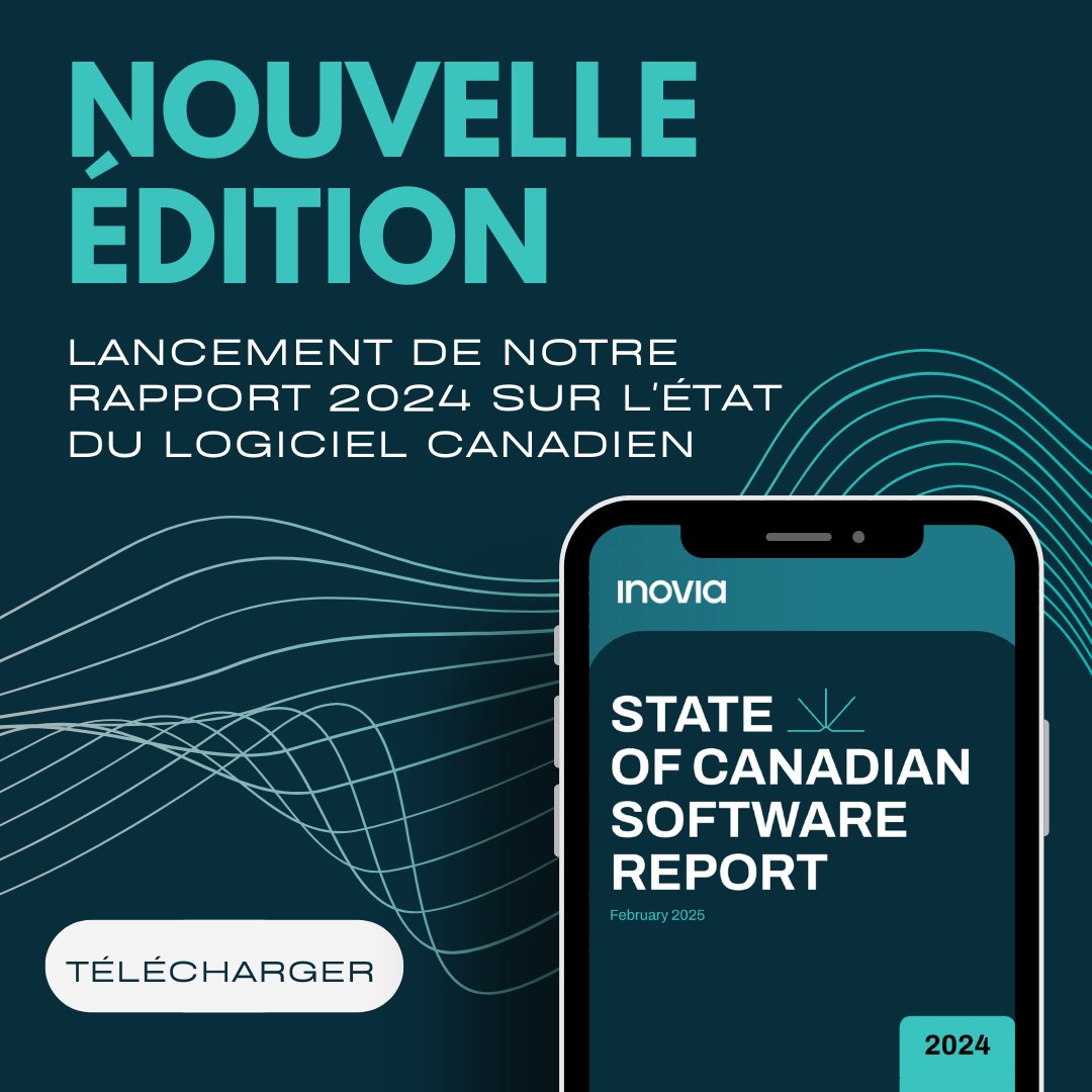 🎉 Le rapport 2024 sur l’état du logiciel canadien est là ! Dans un contexte d’incertitude liée aux échanges commerciaux avec les É.-U., le #Canada est une force mondiale en #tech, ce qui contribue à diversifier son économie.

👉 inovia.vc/fr/conversatio…

#BâtisseursdEntreprises