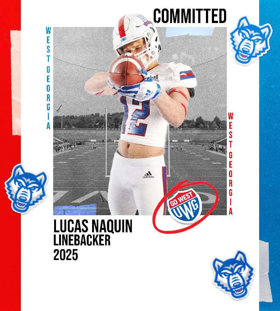 Lucas Naquin (@lnaquin55555) on Twitter photo Extremely thankful for the opportunity <a href="/UWGFootball/">West Georgia Football</a> Go West🐺! 100% committed <a href="/KoachTaylor/">Coach Joel Taylor 🏈</a> <a href="/CoachSEllis/">SUMNER ELLIS</a> <a href="/ECHSrecruits/">East Coweta Recruits</a> <a href="/RecruitGeorgia/">Recruit Georgia</a> Extremely thankful for the opportunity <a href="/UWGFootball/">West Georgia Football</a> Go West🐺! 100% committed <a href="/KoachTaylor/">Coach Joel Taylor 🏈</a> <a href="/CoachSEllis/">SUMNER ELLIS</a> <a href="/ECHSrecruits/">East Coweta Recruits</a> <a href="/RecruitGeorgia/">Recruit Georgia</a>