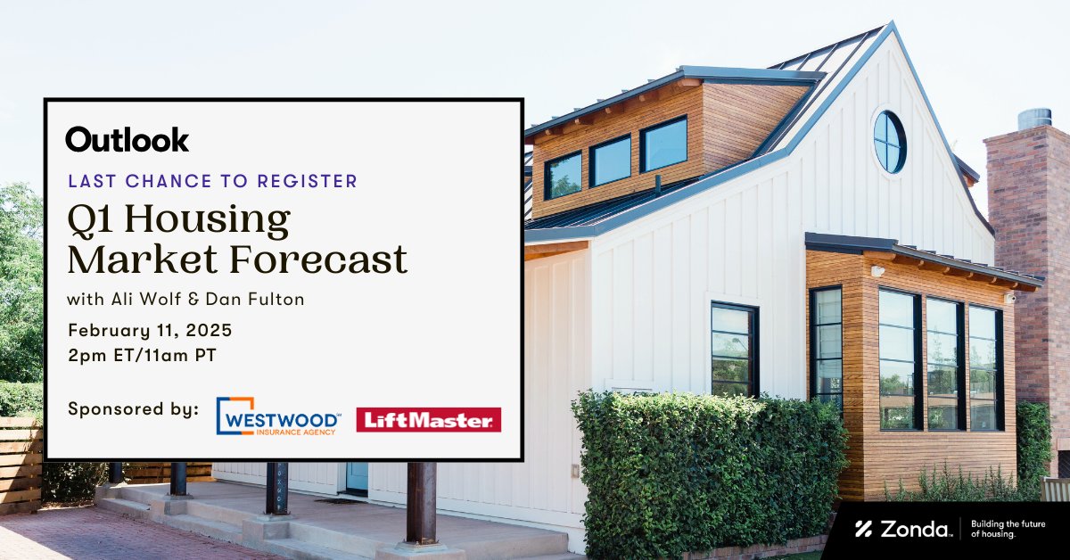 Don't miss your chance to hear the latest national outlook from <a href="/AliWolfEcon/">Ali Wolf</a>. Dan Fulton, will cover key market trends and forecasts for Columbus, Indianapolis, and Chicago. 🌆

🤝 Our sponsors: LiftMaster &amp; Westwood Insurance Agency
➡️ Register here: bit.ly/40JnZrz