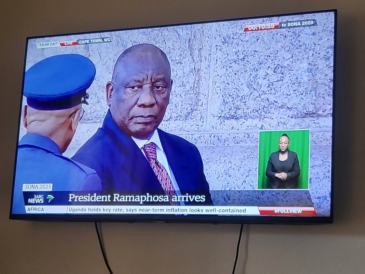 #SONA2025 The face of a man who has been fighting the world with no fear 🇿🇦🇿🇦