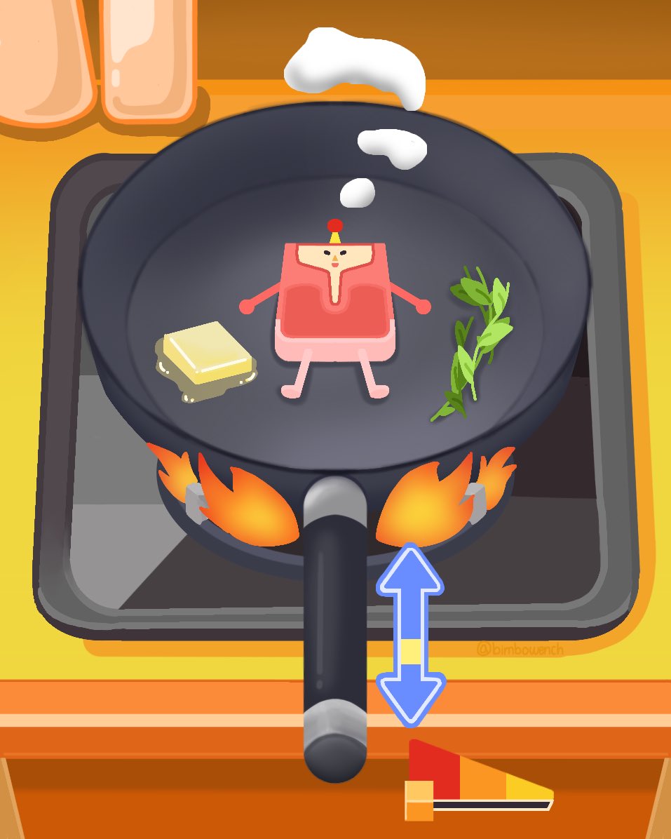 bimbowench's tweet photo. Welldon getting seared cooking mama style #katamaridamacy #塊魂 https://t.co/zE76ocGY1f