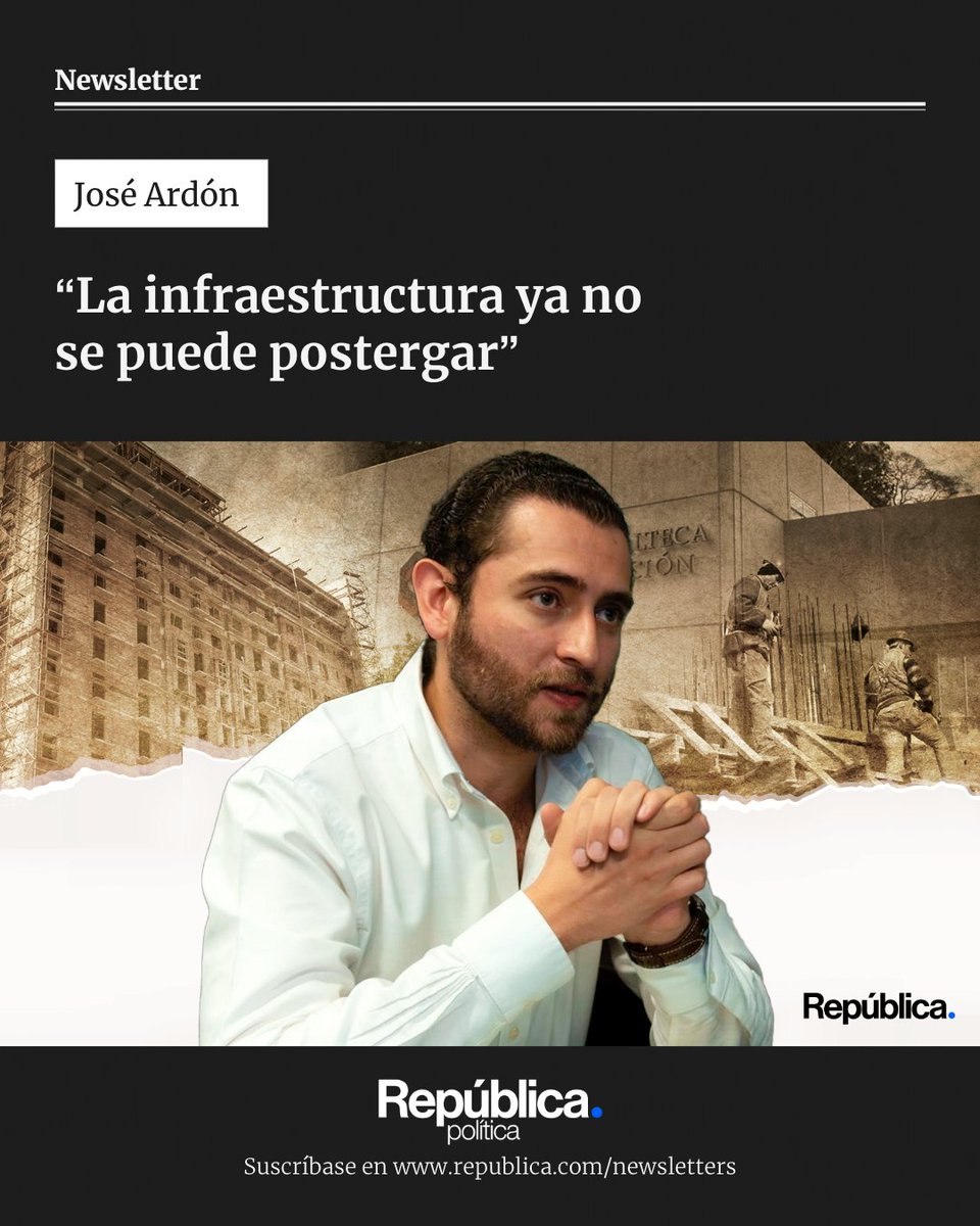🔴 Desafíos para la infraestructura en 2025 | Tras un 2024 turbulento, el CIV enfrenta el reto de convertir planes en acciones. 🏗️🇬🇹

<a href="/Ardon_Jose/">Jose Andrés Ardón</a>, director Ejecutivo de <a href="/construguate/">Cámara Guatemalteca de la Construcción</a>, analiza inversión, agilización de trámites y el impacto político en el sector.

📌 Lea la nota