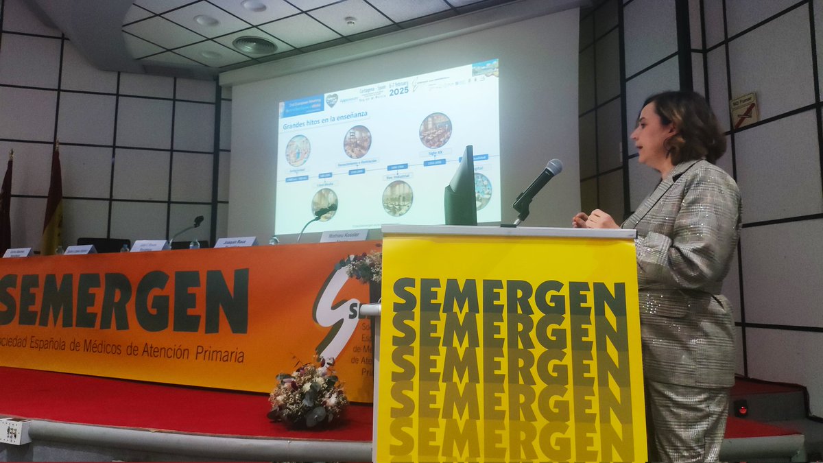 Gorka Sánchez (@gorkasancheznan) on Twitter photo La Dra. Belén López Ayuso nos habla de la evolución del conocimiento hasta llegar a la #IA en el #EUNNTTSEMERGEN2025
<a href="/Ticsemergen/">iSaluDigital Semergen</a>
<a href="/Area2Cartagena/">@Area2Cartagena</a> <a href="/Murciasalud/">Murciasalud</a> La Dra. Belén López Ayuso nos habla de la evolución del conocimiento hasta llegar a la #IA en el #EUNNTTSEMERGEN2025
<a href="/Ticsemergen/">iSaluDigital Semergen</a>
<a href="/Area2Cartagena/">@Area2Cartagena</a> <a href="/Murciasalud/">Murciasalud</a>