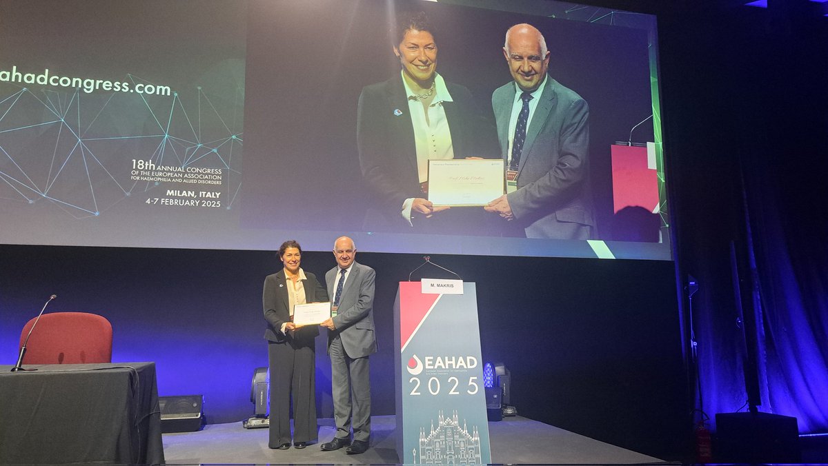 Congratulations to <a href="/ProfMakris/">Michael Makris</a> on his well deserved #EAHAD Honorary Membership induction.

#EAHAD2025 #EAHADCongress