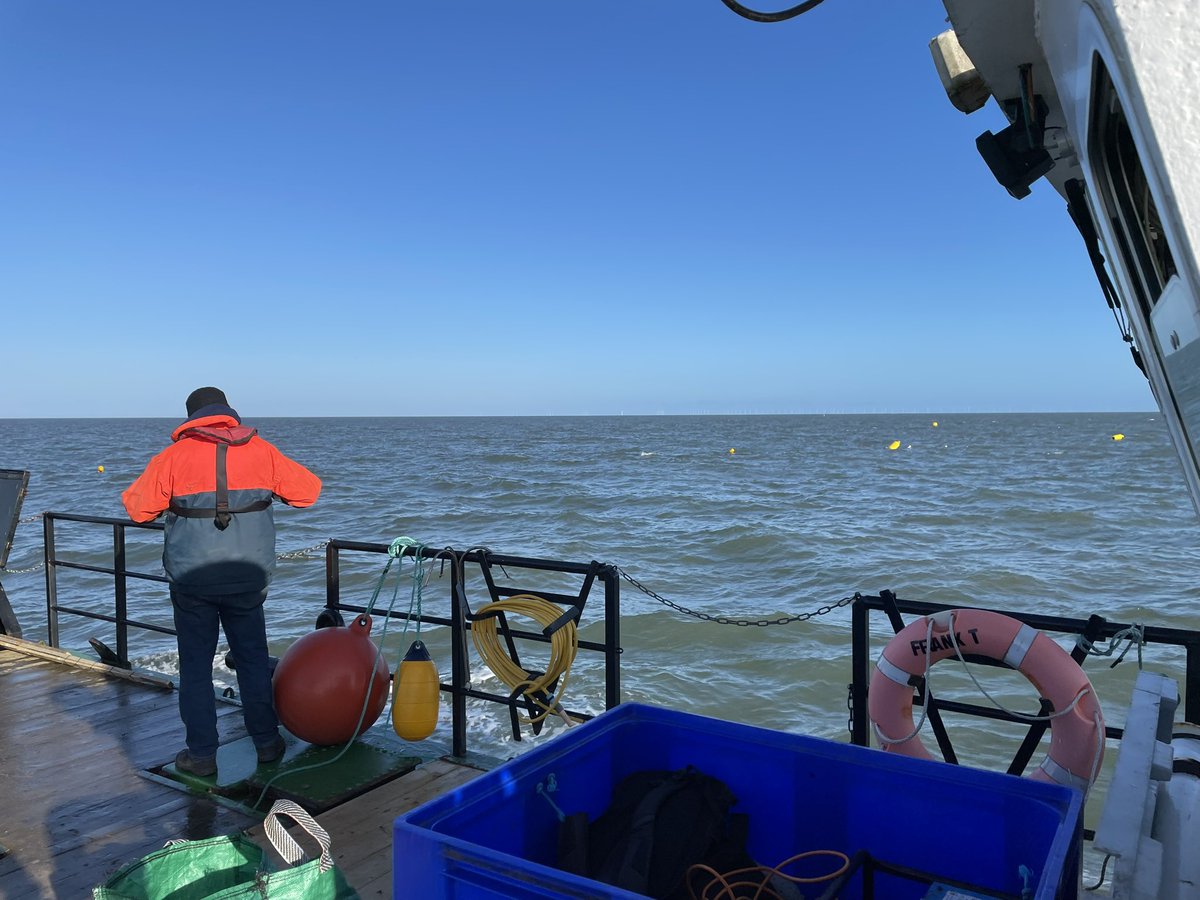 “ Fresh Air &amp; Freedom “ in abundance today off the the #NorthNorfolkCoast #PortofWells possibly the calm before the storm or should the be the cold 🥶
