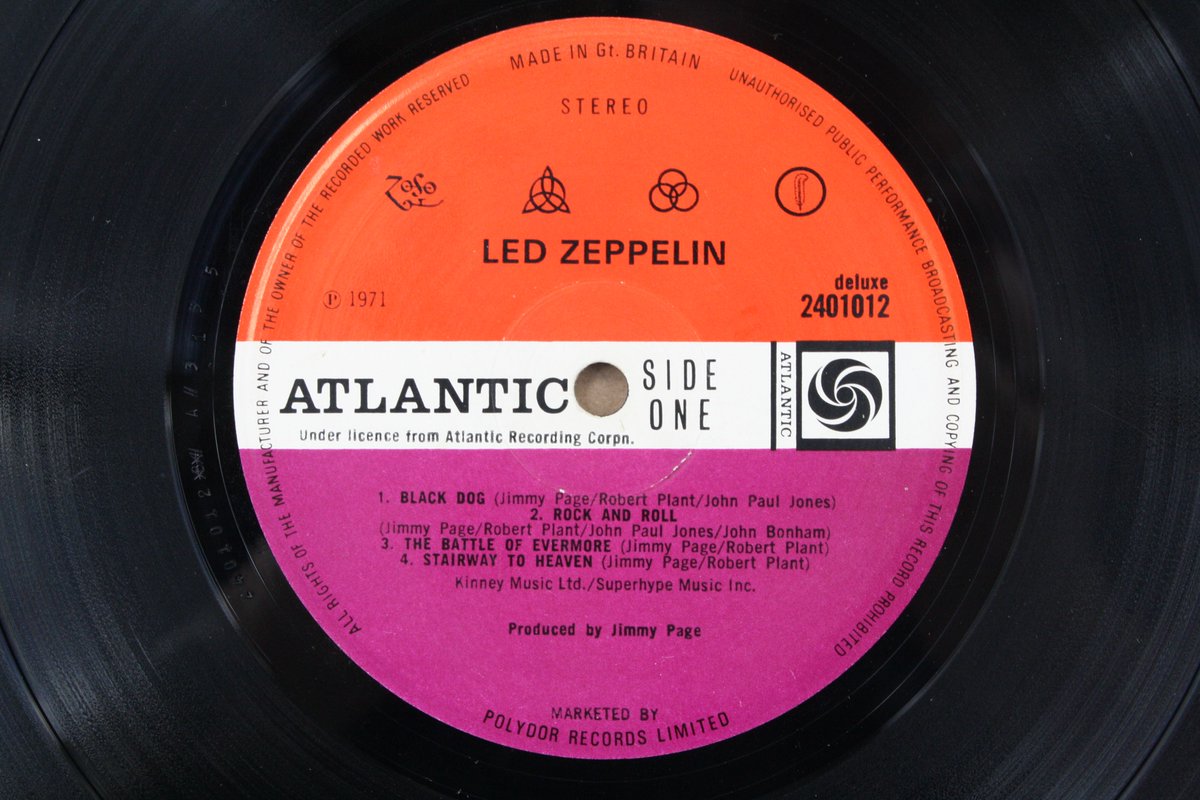 LacyScottKnight's tweet image. Our next Memorabilia auction includes a rare piece of rock history.
Not only is the 1971 album by rock legends, Led Zeppelin, (aka IV), one of the most influential and best-selling albums of all time, but the cover is signed by all four band members buff.ly/4aLLepJ