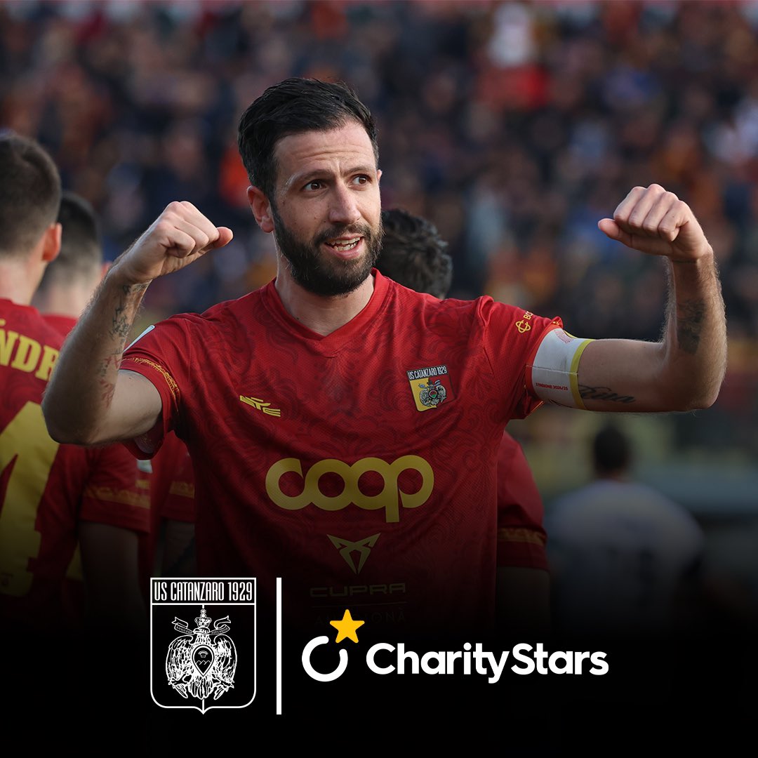 <a href="/CharityStars/">CharityStars</a> insieme all’Us Catanzaro come Official Match-Worn Partner delle Aquile 👕💫

🔗 uscatanzaro1929.charitystars.com

#AvantiAquile 🟡🔴
