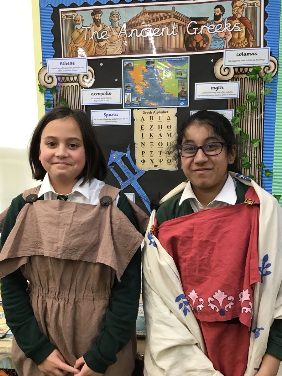 SS John & Monica's (@ssjohnmonicas) on Twitter photo #Y6 loved dressing up as Ancient Greeks using our museum box from <a href="/BM_AG/">Birmingham Museum and Art Gallery</a>! #Y6 loved dressing up as Ancient Greeks using our museum box from <a href="/BM_AG/">Birmingham Museum and Art Gallery</a>!