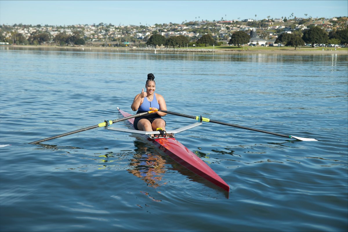 OhioStAthletics's tweet photo. ✨Celebrating Black History

🚣‍♀️ Ashley Pryor went from walk-on to B1G champion as a standout member of @OhioStateWROW. Her transformative experience on the team inspired her return as the director of operations, where she helped shape the next generation of athletes. She founded Relentless Rowing Academy—one of only three Black rowing programs in the country—while also serving as president of the Black Coaches & Rowers Association. Now, she continues to break barriers on the global stage as a @onepeloton rowing instructor.

🔗:https://t.co/hdGLngQQ2e | #GoBucks | #BlackHistoryMonth