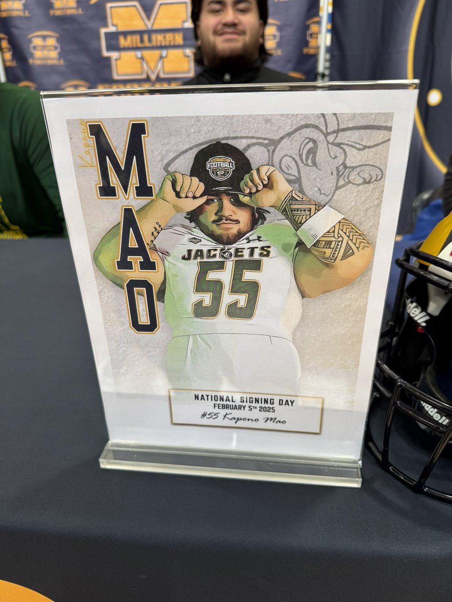 Thank you to everyone who has been apart of this journey so far, this is just another step in this journey. Grateful to have had a great signing day and can’t wait to get after it. Also congratulations to all my friends and brothers who signed! #WinTheDay 
<a href="/MillikanHSFB/">Millikan Football 🐏</a> 
<a href="/BHSUFB/">BHSU Football</a>