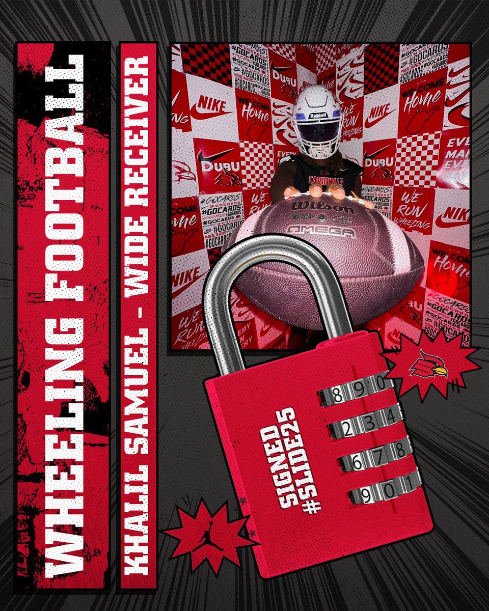 Wheeling U Football (@wheelingu_fb) on Twitter photo 🔥💯| #SLIDE25 🔴⚫️⚪️
✍🏼| Khalil Samuel
📱| <a href="/lil2valid1/">Khalil Samuel</a>
📍| Columbus Beechcroft (OH)
🚨| WR
📋| 5’11 160
🎥| hudl.com/video/3/165102…
#TEAM8 | #NSD25 | #EveryMan | #EveryDay 🔥💯| #SLIDE25 🔴⚫️⚪️
✍🏼| Khalil Samuel
📱| <a href="/lil2valid1/">Khalil Samuel</a>
📍| Columbus Beechcroft (OH)
🚨| WR
📋| 5’11 160
🎥| hudl.com/video/3/165102…
#TEAM8 | #NSD25 | #EveryMan | #EveryDay