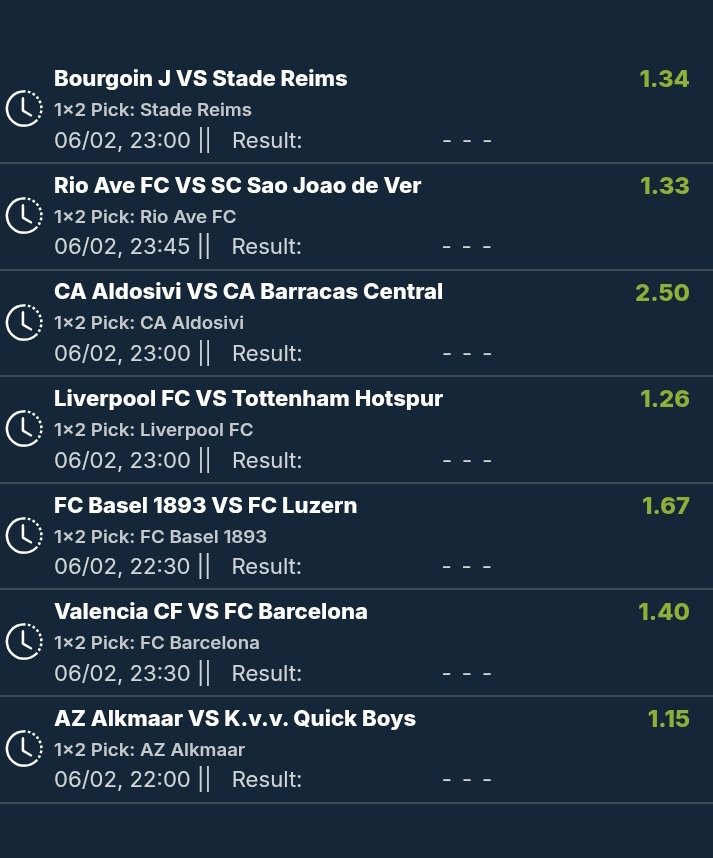 Super tip💯💯💯. Very promising 💪💪💪Hapa usikubali kuwachwa nyuma✅✅✅
maybets.com/share/