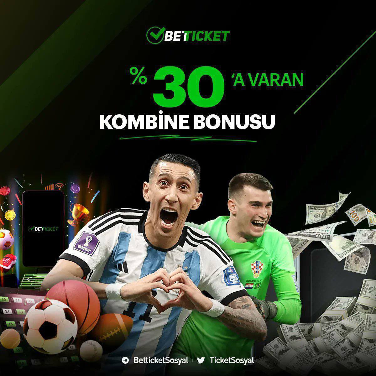 👑 Kazançlarınızı Katlayın, Betticket Kombine Bonusuyla Büyük Heyecana Adım Atın!

👟 Betticket kombine bonusu ile sizlere fırsat sunuyor. 4 maç ve üzeri tutan her kupona, %30 a varan ekstra kazanç…💰

💻 Betticket çok güzel, sen de gel!:

ws.tc/betticketgiris