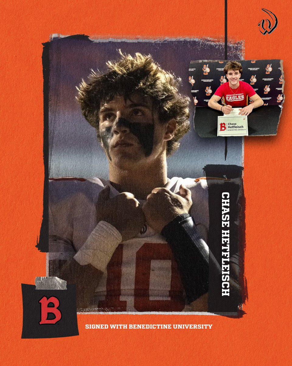 Lincoln-Way West Athletics (@lwwathletics) on Twitter photo Chase Hetfleisch has committed to play football at Benedictine University. He would like to thank his coaches, family, friends and the community for giving him this opportunity. Congratulations Chase!
#GoWarriors#NationalSigningDay <a href="/LWWestWarriorFB/">Lincoln-Way West Football</a> Chase Hetfleisch has committed to play football at Benedictine University. He would like to thank his coaches, family, friends and the community for giving him this opportunity. Congratulations Chase!
#GoWarriors#NationalSigningDay <a href="/LWWestWarriorFB/">Lincoln-Way West Football</a>