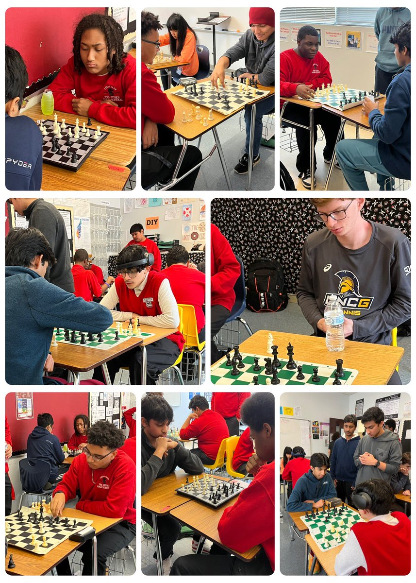 Dr. Crumbley (@fultonzone7) on Twitter photo I visit schools all the time. This week I stumbled upon a delightful event at Alpharetta HS: the chess club from Tri-Cities HS visiting the Alpharetta HS chess club, spending time strategizing & combining moves… for the win!
💯🔥♟️#thefutureisfulton <a href="/FultonCoSchools/">FultonCountySchools</a> I visit schools all the time. This week I stumbled upon a delightful event at Alpharetta HS: the chess club from Tri-Cities HS visiting the Alpharetta HS chess club, spending time strategizing & combining moves… for the win!
💯🔥♟️#thefutureisfulton <a href="/FultonCoSchools/">FultonCountySchools</a>