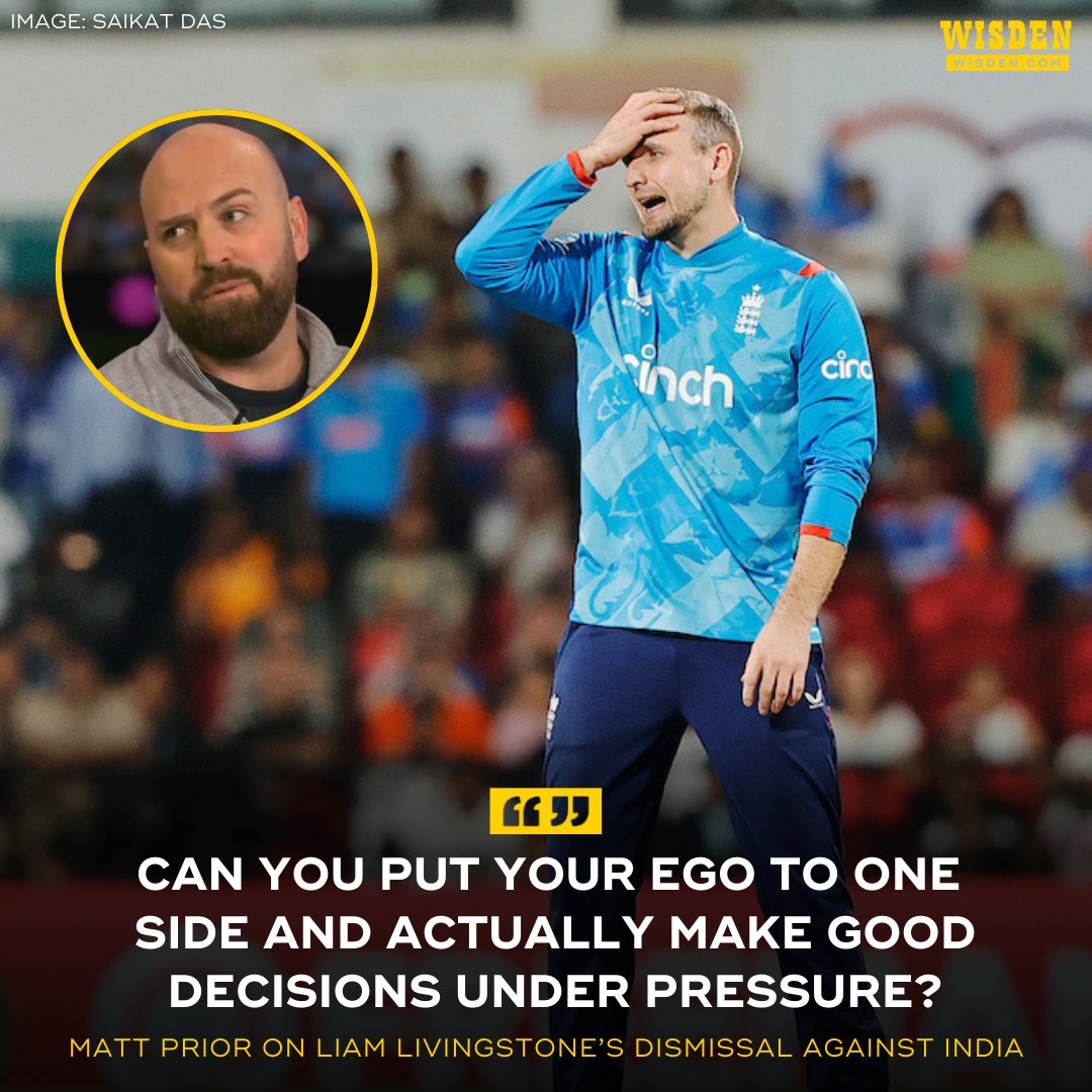 WisdenCricket's tweet photo. Former England wicketkeeper Matt Prior has called out Liam Livingstone after the shot he played to get out during England's loss in the first ODI of the three-match series against India.
READ: https://t.co/aSYioBNjyb
#INDvENG #LiamLivingstone #MattPrior https://t.co/1EWrPNWaPr