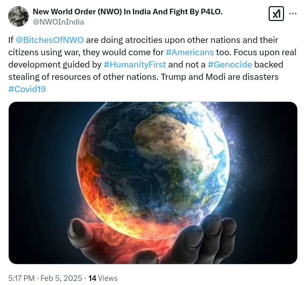Moronic Morality (@moronsmorality) on Twitter photo #Trump and #Modi are big disasters and there is no doubt about it anymore. They are <a href="/BitchesOfNWO/">NWO Bitches</a> and are working for <a href="/NWOLords/">NWO Lords</a>. Meeting between Trump and Modi would only bring more troubles and disasters for both #Americans and <a href="/MoronicIndians/">Moronic Indians</a> perry4law.org. #Covid19 #Trump and #Modi are big disasters and there is no doubt about it anymore. They are <a href="/BitchesOfNWO/">NWO Bitches</a> and are working for <a href="/NWOLords/">NWO Lords</a>. Meeting between Trump and Modi would only bring more troubles and disasters for both #Americans and <a href="/MoronicIndians/">Moronic Indians</a> perry4law.org. #Covid19