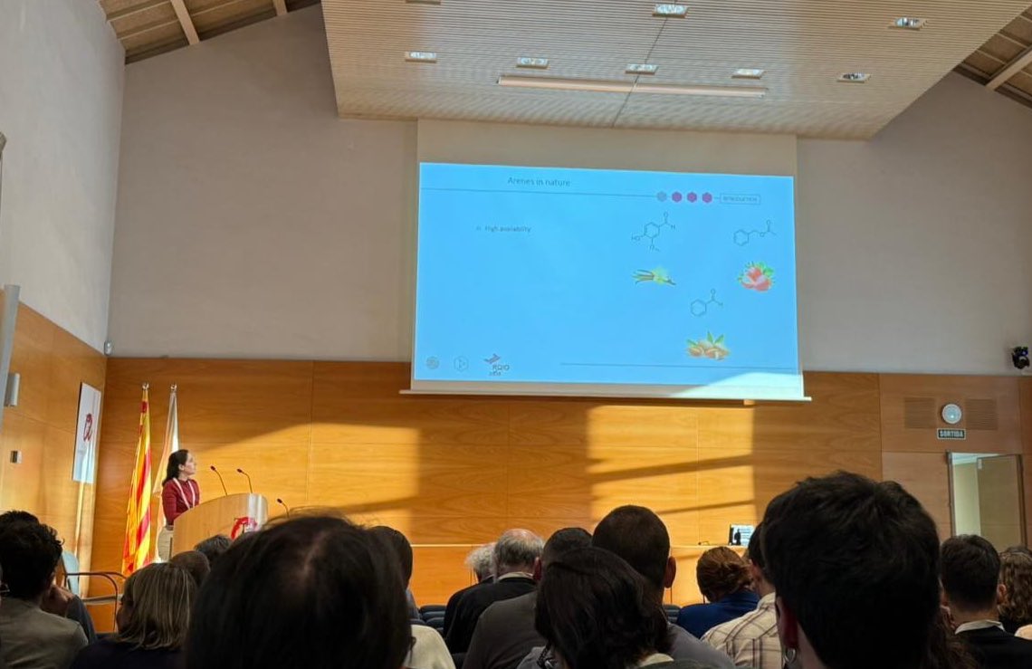 QBIS-CAT Research Group (@qbiscat_udg) on Twitter photo <a href="/NajouaChAf/">Najoua</a>, PhD student in our group, presented her research on dearomative oxidation of arenes in the <a href="/rqio_scq/">rqio_scq</a>. Well done Najoua!
<a href="/MiquelCostas/">Miquel Costas</a> <a href="/IQCCUdG/">IQCC UdG</a> <a href="/udgdoctorat/">Escola de Doctorat de la UdG</a> <a href="/UdGRecerca/">UdG Recerca</a> <a href="/NajouaChAf/">Najoua</a>, PhD student in our group, presented her research on dearomative oxidation of arenes in the <a href="/rqio_scq/">rqio_scq</a>. Well done Najoua!
<a href="/MiquelCostas/">Miquel Costas</a> <a href="/IQCCUdG/">IQCC UdG</a> <a href="/udgdoctorat/">Escola de Doctorat de la UdG</a> <a href="/UdGRecerca/">UdG Recerca</a>