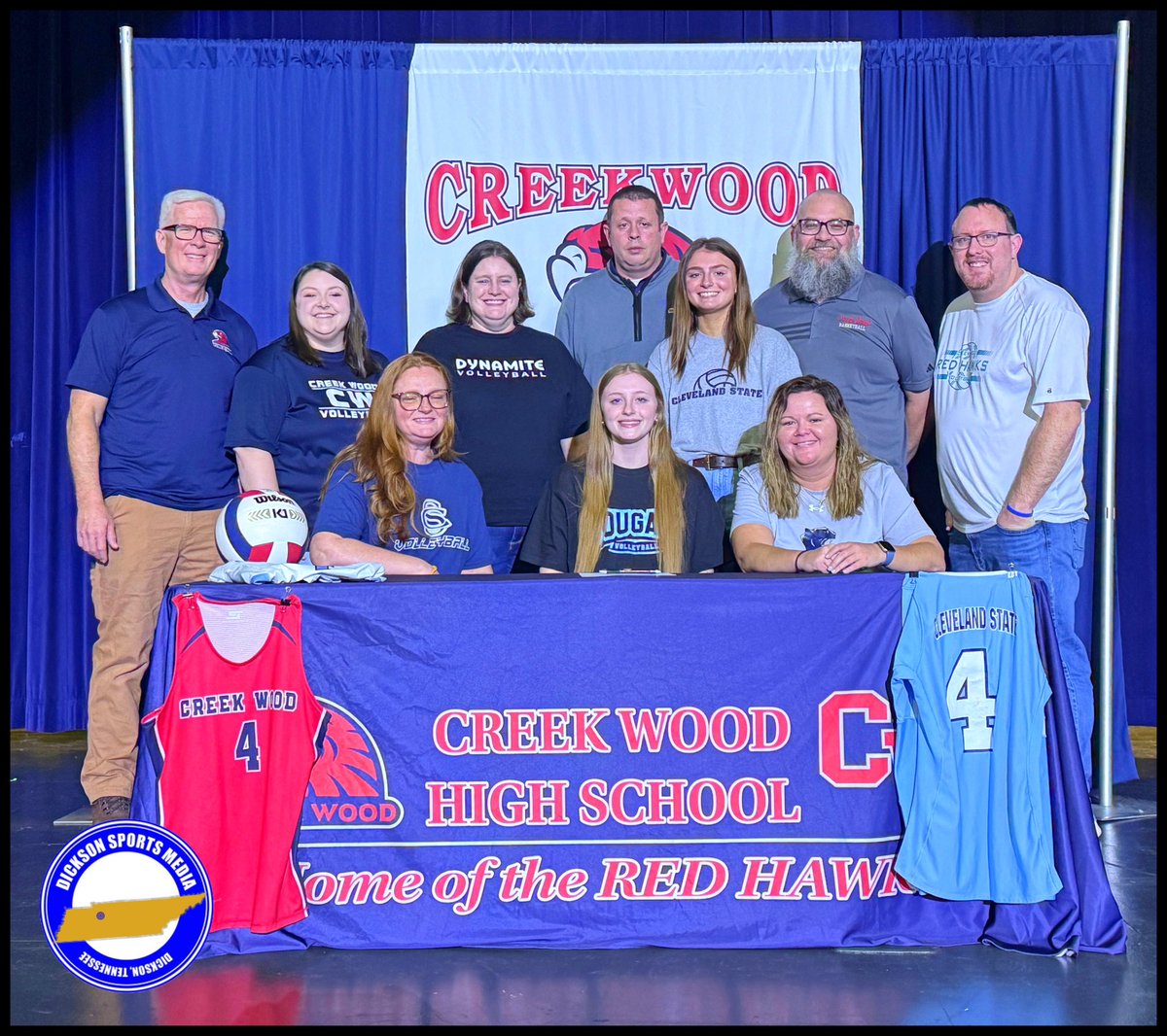 🏐 Shout out to CW Volleyball player Piper Bowers for signing with Cleveland State. OUTSTANDING!