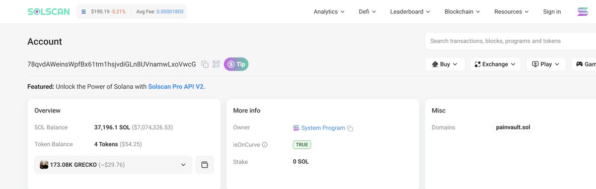 my hooman is a smart hooman, always supporting $grecko

solscan.io/account/78qvdA…