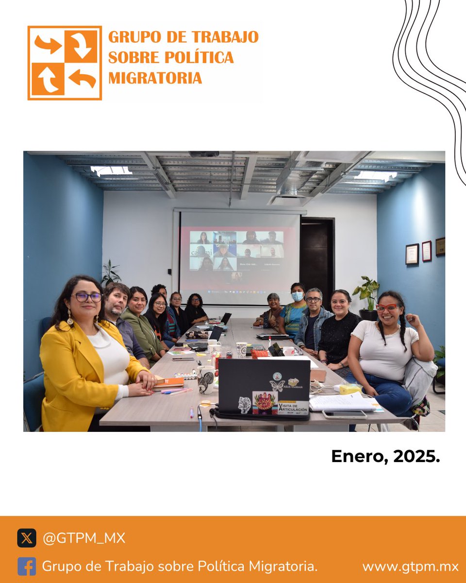 #SomosGTPM| Con la elaboración de la Planeación Anual 2025, integrantes del GTPM refrendamos nuestro compromiso por una política migratoria y de asilo respetuosa de los #DDHH.
🌐Conoce más sobre nuestro trabajo: gtpm.mx