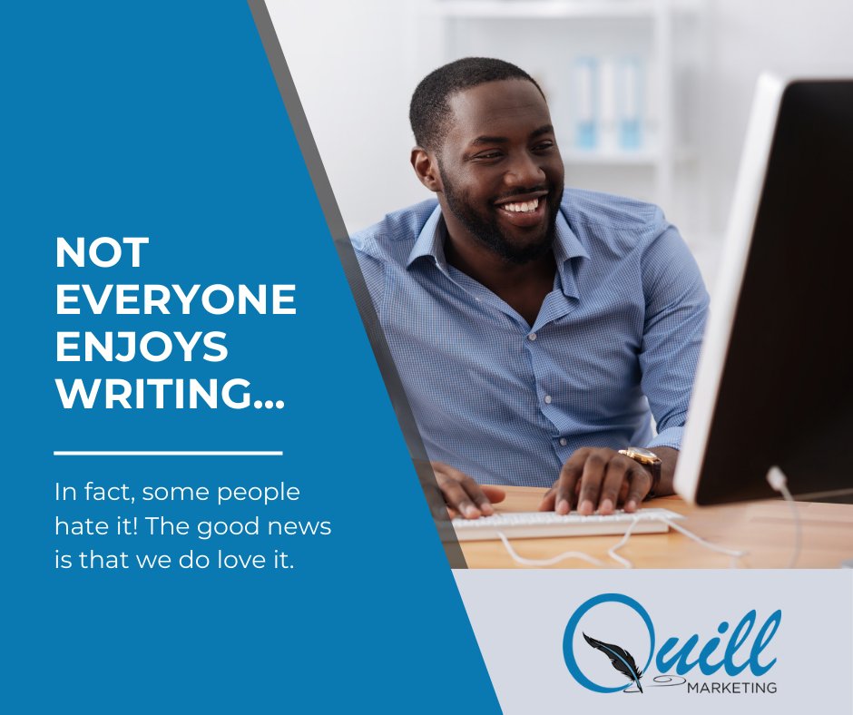 QuillMarketing's tweet image. At Quill Marketing, we handle the writing so you can focus on what you do best—designing amazing websites! Let us bring your ideas to life with compelling copy while you wow your clients. ✍️💻
#QuillMarketing #ContentCreation #WebDesignSupport #MarketingExperts #Copywriting