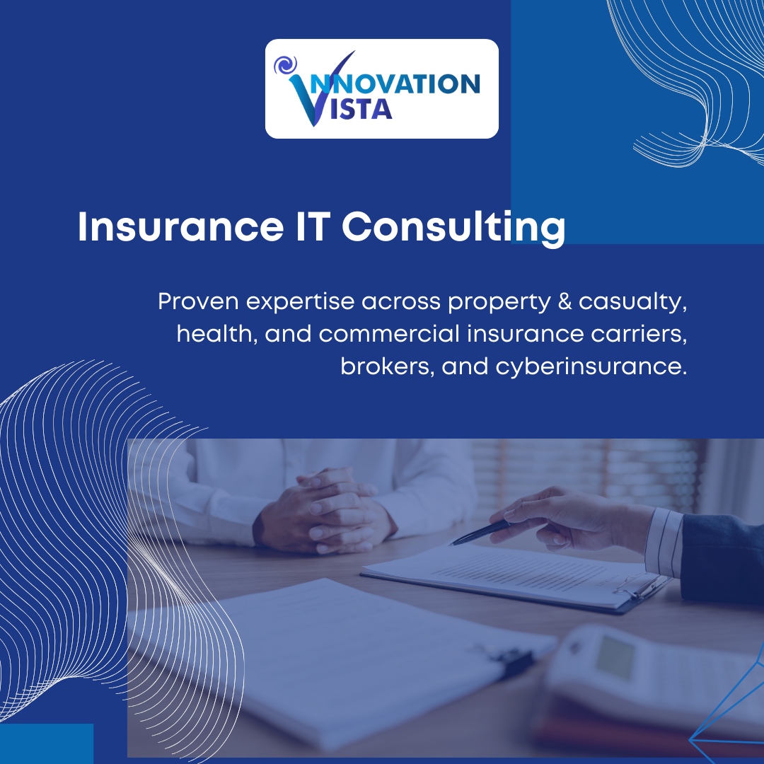 Precision and security drive the insurance industry. Innovation Vista specializes in IT strategies for carriers, brokers, and cyberinsurance. Align tech with business goals for efficiency and customer success. 

Learn more: innovationvista.com/industries/ins…