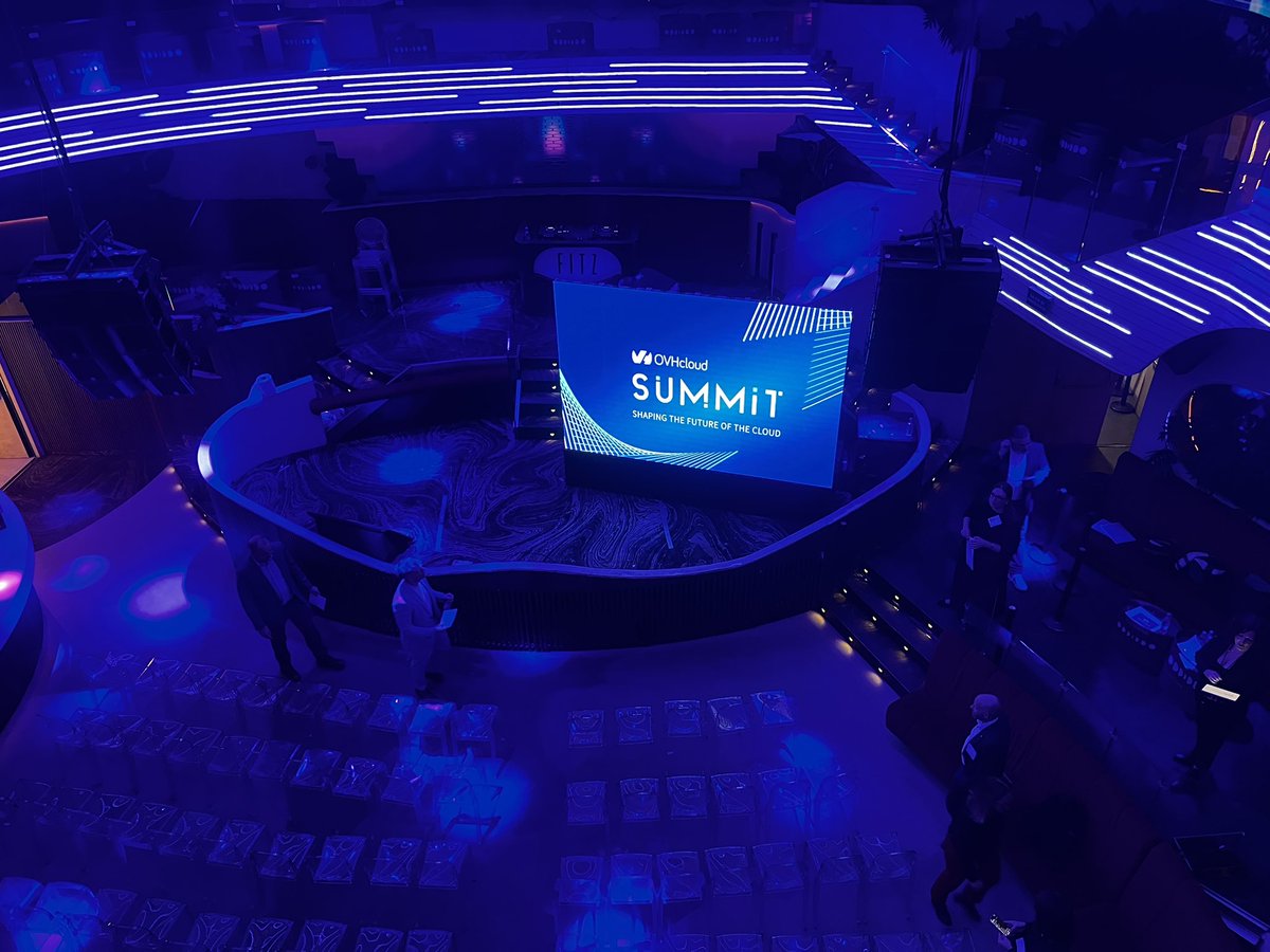 ¡Todo está listo para el OVHcloud Summit de Madrid! 

🚀En pocos minutos nos esperan muchas sorpresas y novedades. 🎉
🔜 #StayTuned

#OVHcloud25