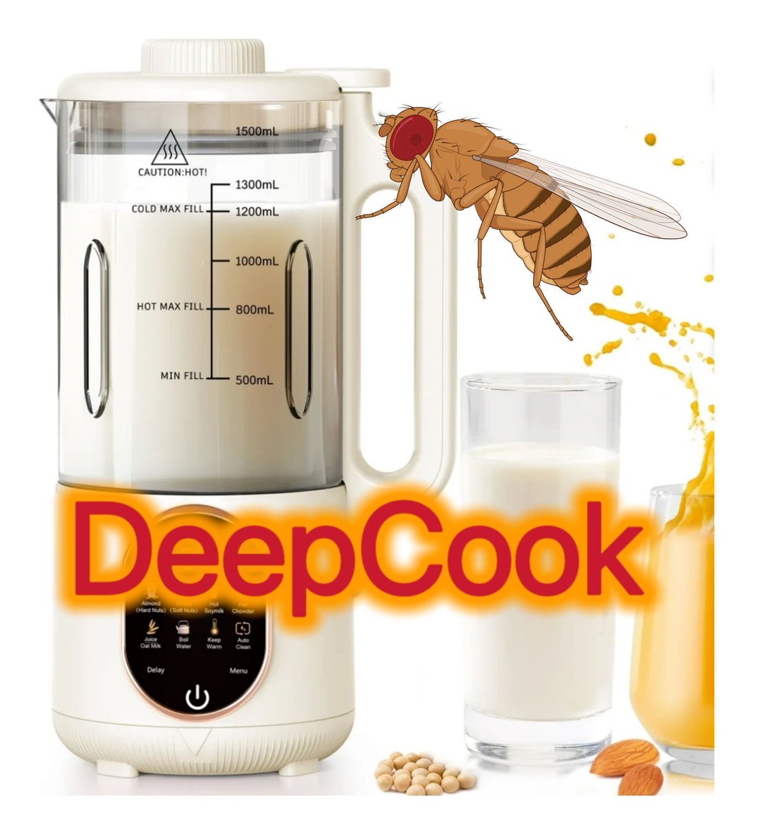 Dear All,  I believe that this thread will become one of my most important contributions to the fly field (I hope I will make other contributions)! Here, I introduce the Soy Milk Machine Fly Food Method, a.k.a., DeepCook!#Drosophila#NewPI