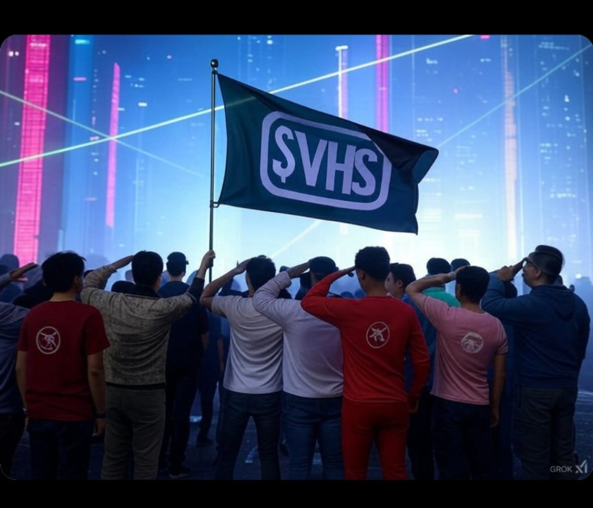 Oh say can u HODL, by $VHS's moon light,What so proudly we shilled at the bull run's last mooning.Whose broadpumps&amp;bright lambos, through the FUDfilled night, the blockchain we watched, were so gallantly yeeting?And the $VHS's green candle, the rekt accounts in the air,Gave