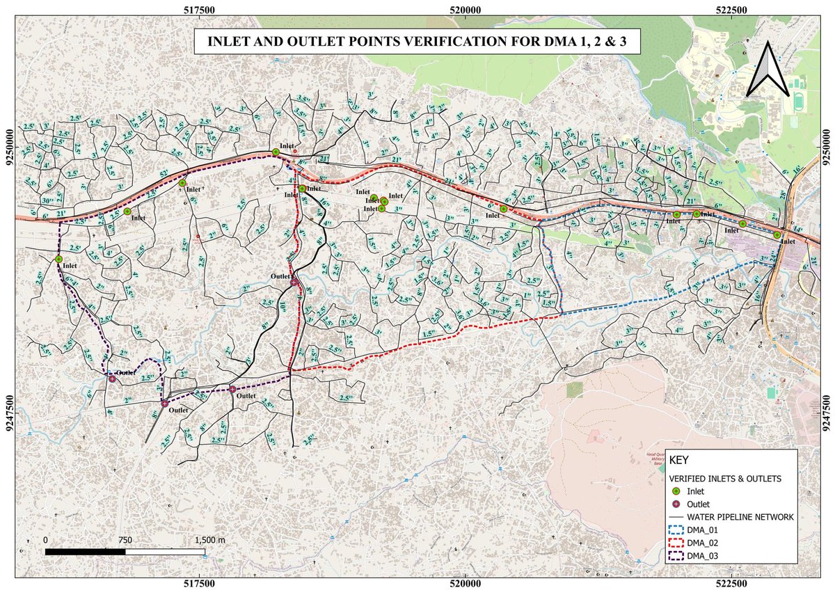 Dira_Spatial's tweet photo. GIS for Non-Revenue Water Monitoring and Reduction  in Dar es Salaam, Tanzania. 
#Mapping #GIS #Cartography https://t.co/X5LIuB9XaV