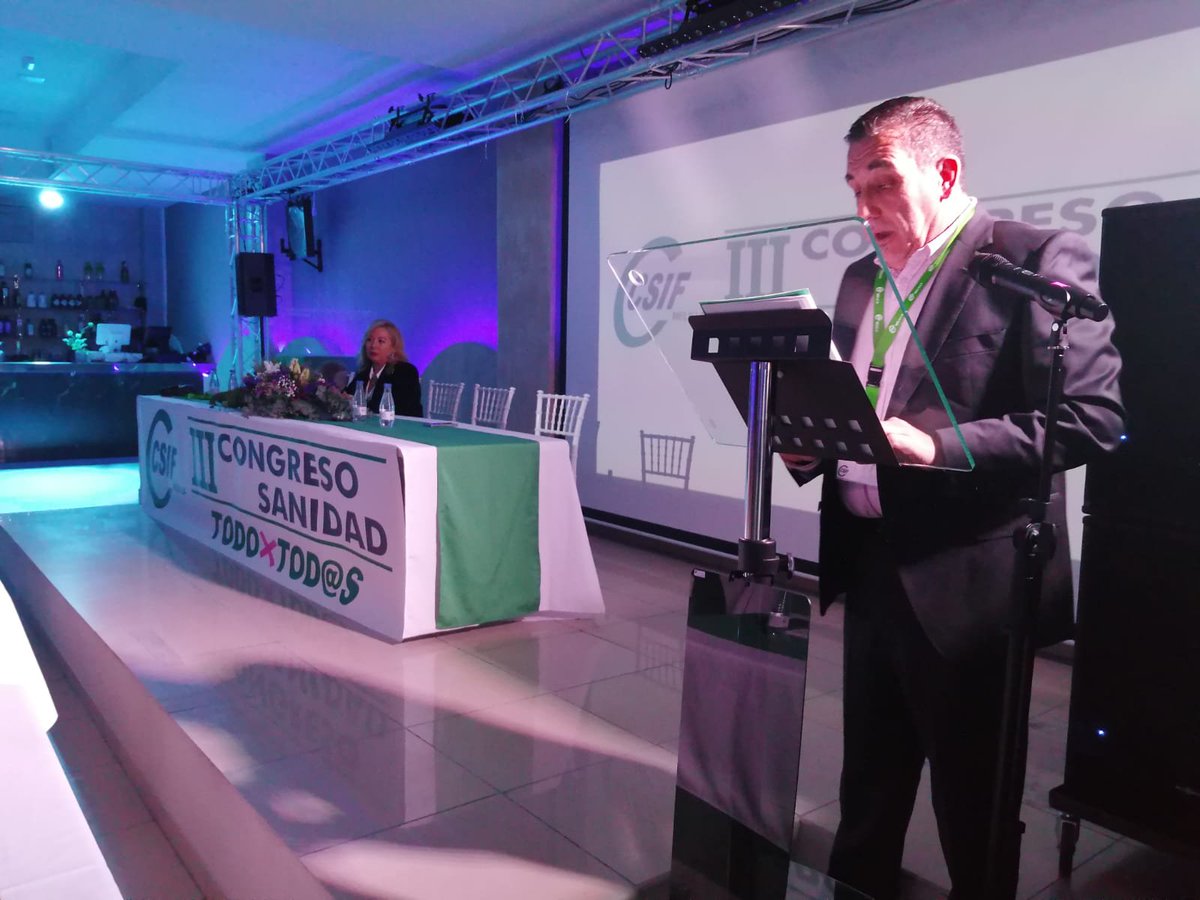 cadenasermel's tweet photo. 📍Esta tarde se ha producido el III Congreso de Sanidad de @Csif_adloc_mel en el Cielo Night Club,  donde @AnaIsabelEusebi ha sido elegida nueva presidenta del Sector de Sanidad en el sindicato. https://t.co/cI6ZM2lAYd