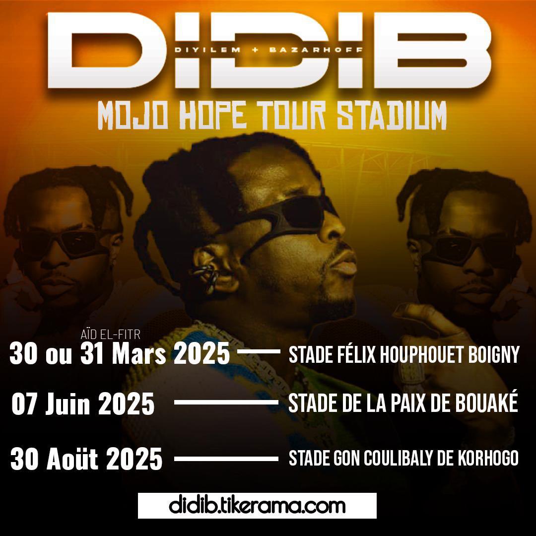 Emso225's tweet photo. Le Mojo Hope Tour Stadium démarre en force🔥

🎟 Tarifs :
 • Pelouse : 2.000 FCFA
 • Grand Public : 5.000 FCFA
 • VIP &amp; VVIP : Sur réservation

Ticket 🎟️ : https://t.co/6GxDmIAUgj 

📷 @Emso225 

Réservez vite votre place et préparez-vous à vivre un moment inoubliable ! 💥🔥 https://t.co/i6jjwD5arj