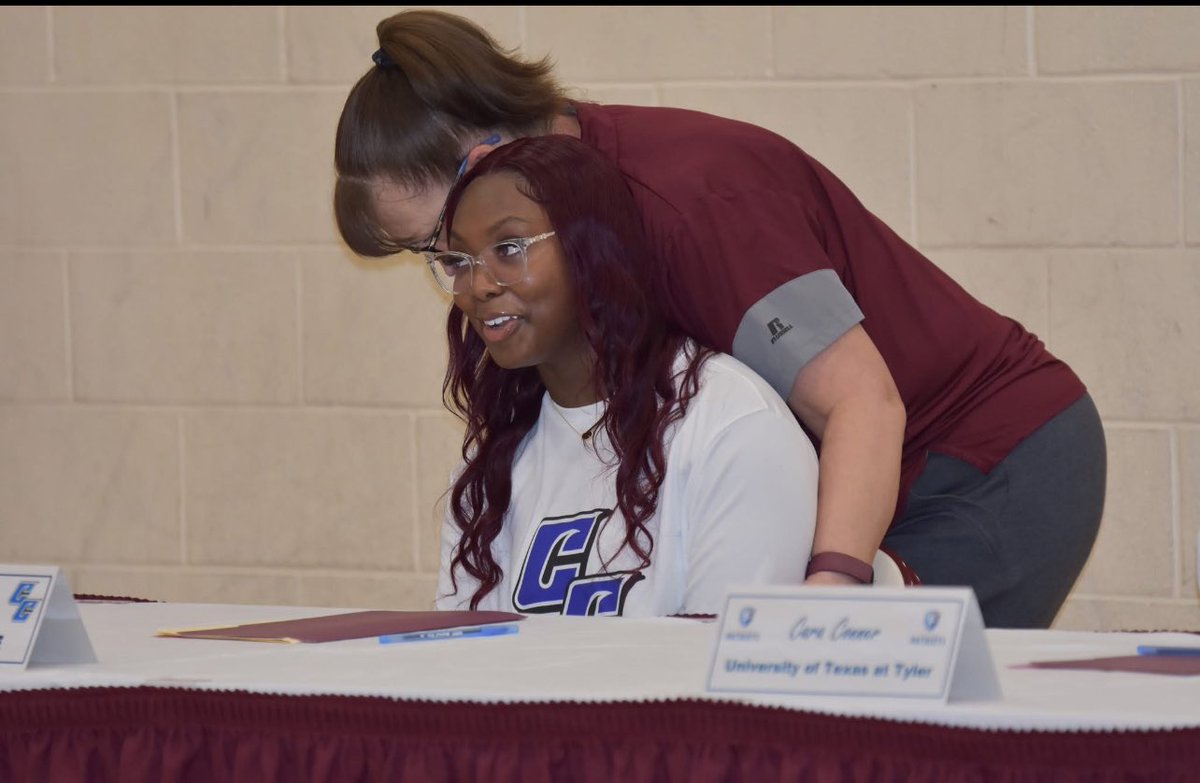 Congratulations Ta’Mya Hicks on signing your letter of intent on February 5, 2025 to continue your education and play Volleyball at Cisco Junior College.  We are proud of you and wish you the best of luck in your future.