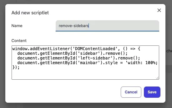Brave's best-in-class ad and tracker blocker has a powerful new option for advanced users.

Starting with today's desktop update (v1.75), you can write and inject your own scriptlets into websites to further customize the browser's protections.