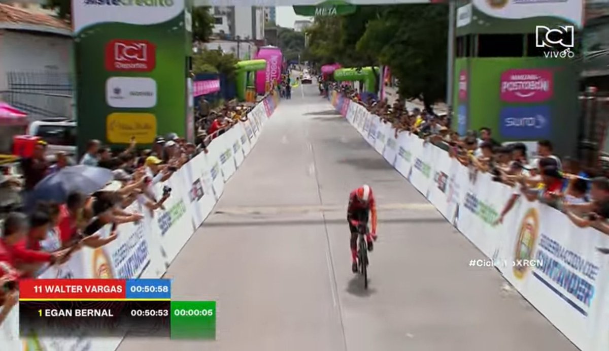 JOY FOR CYCLING GLOBALLY 😍

Egan Bernal wins his first race (the Colombian national ITT title) since that horrible crash and also since 2021 Giro d’Italia. LET’S GO 🤩🇨🇴