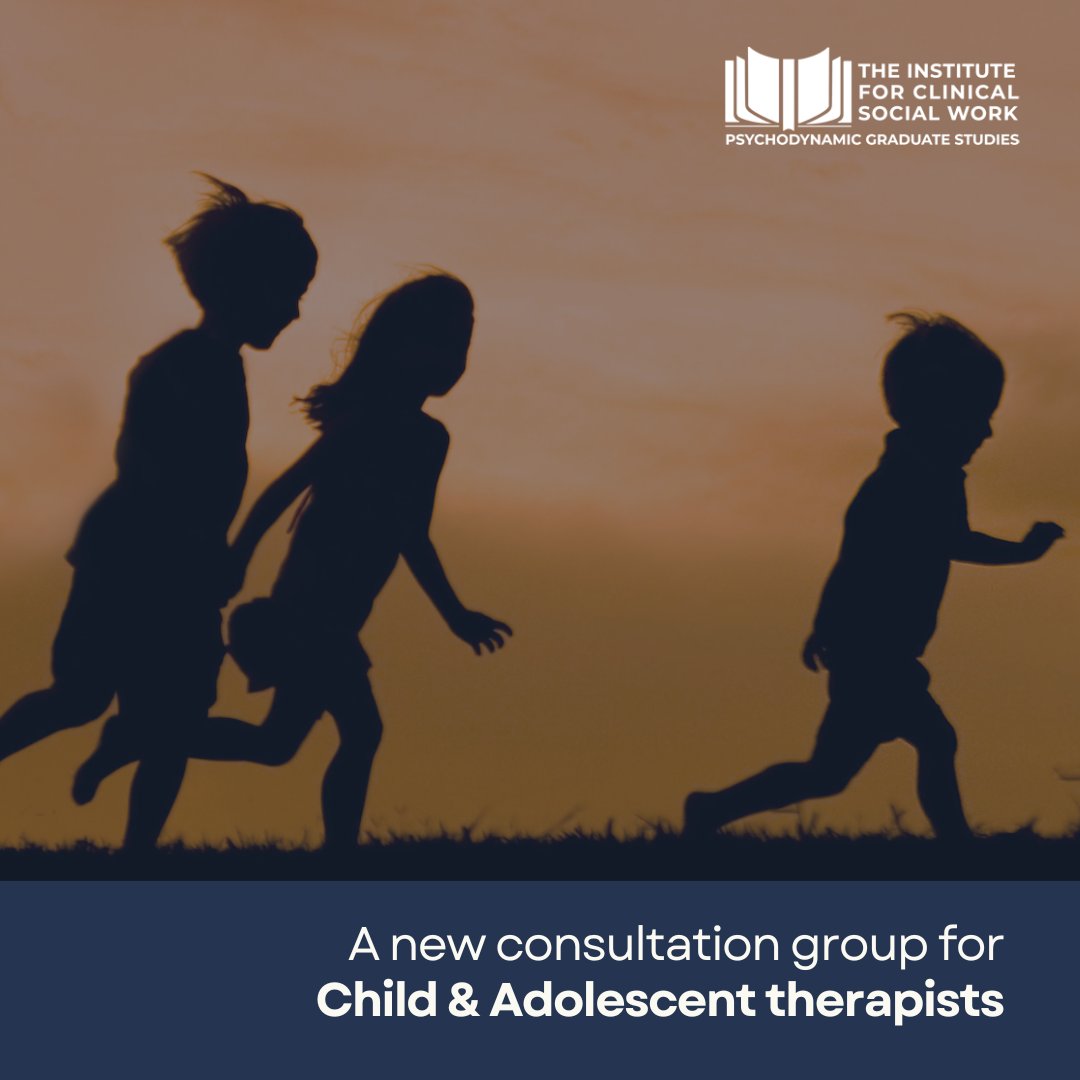 ICSW_Chicago's tweet photo. Calling all licensed psychodynamic child and adolescent therapists! 

This Spring, ICSW is creating a space to support and make sense of the unique and challenging aspects of child and adolescent psychotherapy from a psychodynamic perspective.

Register: https://t.co/RpgxC0MmTg https://t.co/c6FXzq67Yt