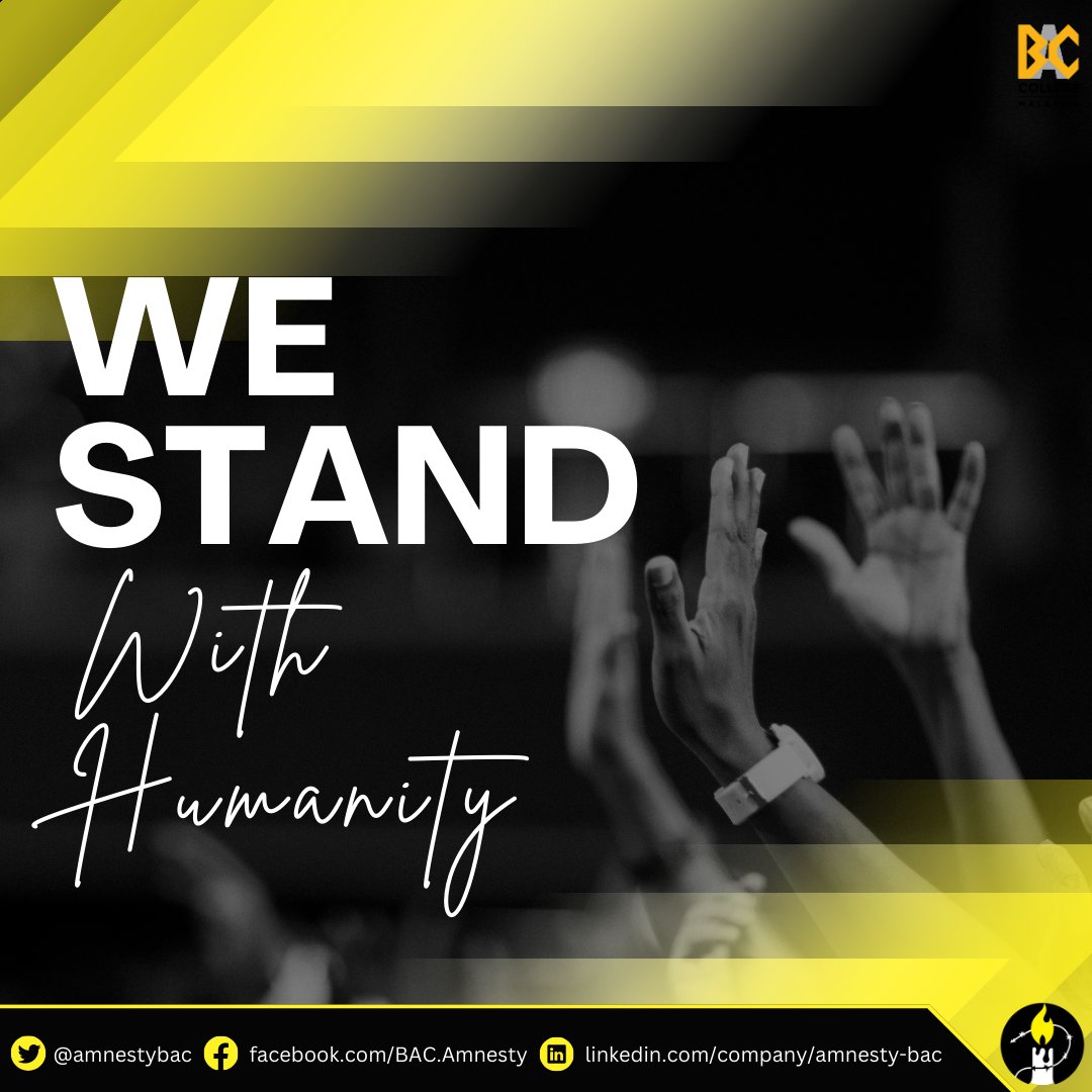 amnestybac's tweet photo. 🕊✨ Welcome to the Amnesty BAC Club—fighting injustice and spreading good vibes! 🌍✊

Join us in making the world fairer! 📝💪

Let’s go! 🚂

#amnesty #amnestybac #WriteForRights https://t.co/qCiXIqRvY6