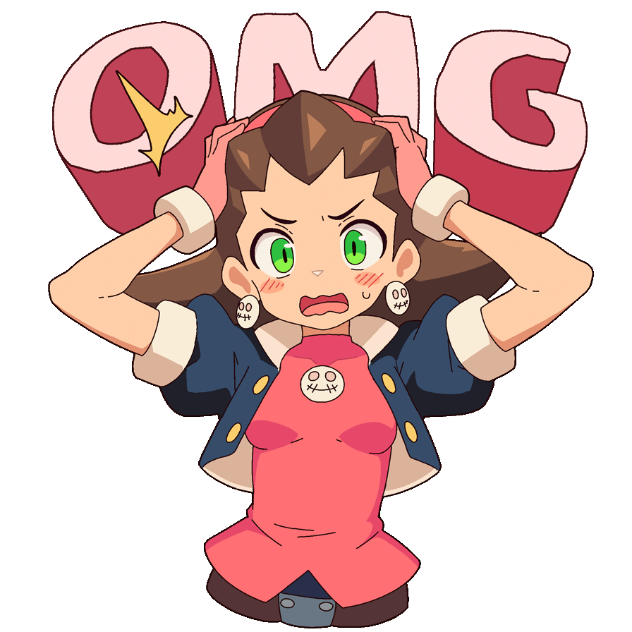 😲トロン様スタンプ(透過つき) #ロックマンDASH #Megamanlegends #トロン・ボーン