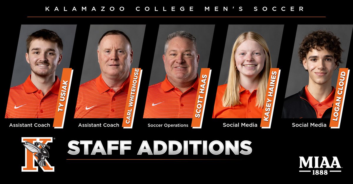 Welcome to our new additions! 👋

#GoHornets | <a href="/khornets/">Kalamazoo College Athletics</a>
