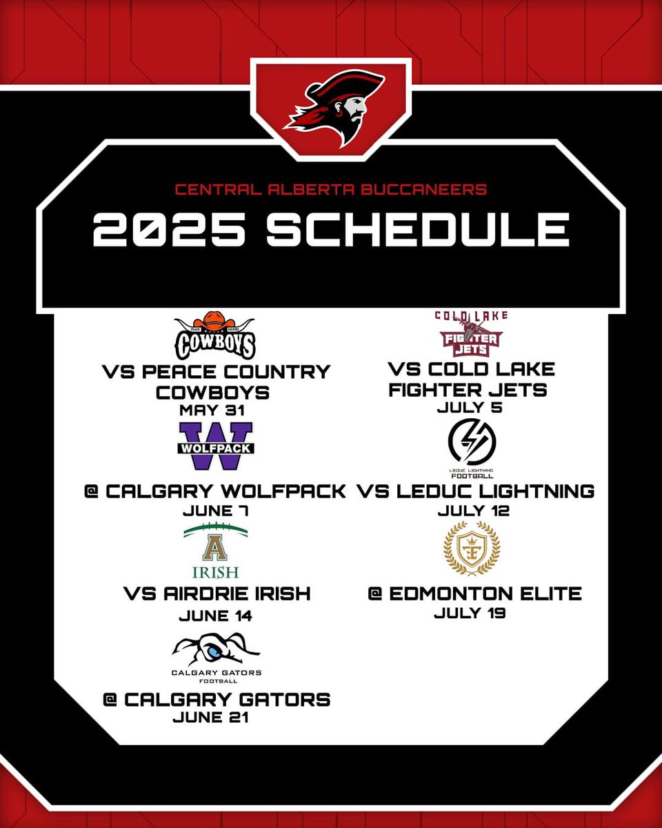 Central Alberta Buccaneers tweet media