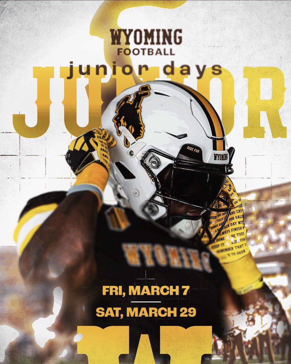 Angelo De Sensi (@angelo_desensi) on Twitter photo Thank you to <a href="/the_BBoyd/">Benny Boyd</a> and <a href="/wyo_football/">Wyoming Cowboy Football</a> for the Junior Day invite. Look forward to getting down to Wyoming this spring.
<a href="/MontiniFootball/">Montini Football</a> <a href="/EDGYTIM/">Timothy “EDGYTIM” OHalloran</a> <a href="/AllenTrieu/">Allen Trieu</a> <a href="/DeepDishFB/">DEEP DISH FOOTBALL</a> <a href="/PrepRedzoneIL/">Prep Redzone Illinois</a> <a href="/PrepRedzone/">Prep Redzone 🏈</a> <a href="/scottybscout/">Scott Burgess</a> Thank you to <a href="/the_BBoyd/">Benny Boyd</a> and <a href="/wyo_football/">Wyoming Cowboy Football</a> for the Junior Day invite. Look forward to getting down to Wyoming this spring.
<a href="/MontiniFootball/">Montini Football</a> <a href="/EDGYTIM/">Timothy “EDGYTIM” OHalloran</a> <a href="/AllenTrieu/">Allen Trieu</a> <a href="/DeepDishFB/">DEEP DISH FOOTBALL</a> <a href="/PrepRedzoneIL/">Prep Redzone Illinois</a> <a href="/PrepRedzone/">Prep Redzone 🏈</a> <a href="/scottybscout/">Scott Burgess</a>