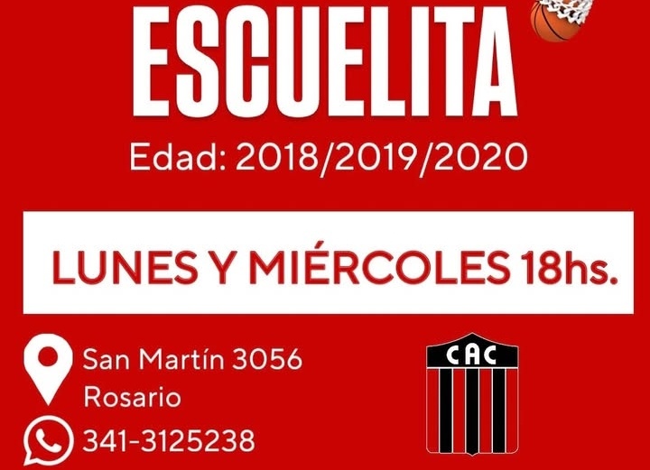 Practica de Básquet en el Club Atlético Calzada de Rosario .